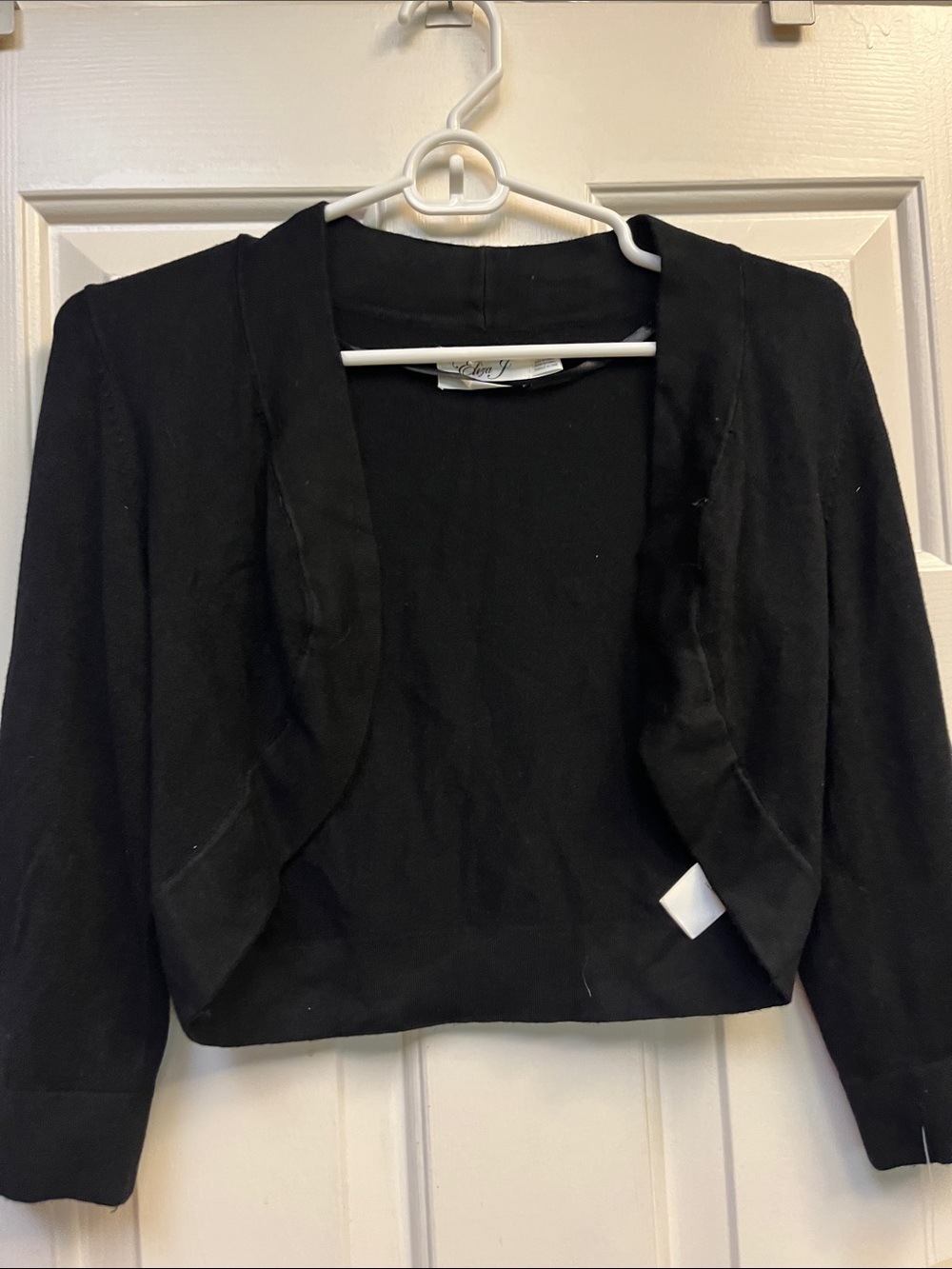 Eliza JBlack Cropped Open-Front Bolero cardigan S NWT